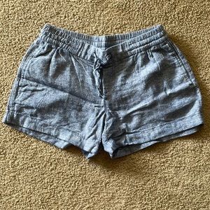 Old Navy Blue Linen Shorts
